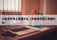 小程序开发工具是什么（小程序开发工具是什么）